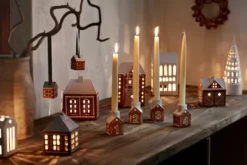 Piparkakku adventtikynttelikkö 4 osaa, Ruskea
