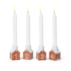 Piparkakku adventtikynttelikkö 4 osaa, Ruskea
