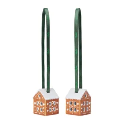 Piparkakku joulukoriste 5 cm 2-pack, Ruskea