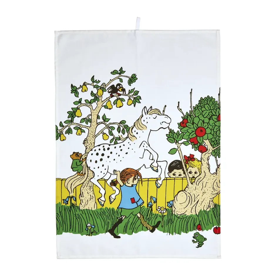 Pippi keittiöpyyhe 50x70 cm, Tie kotiin