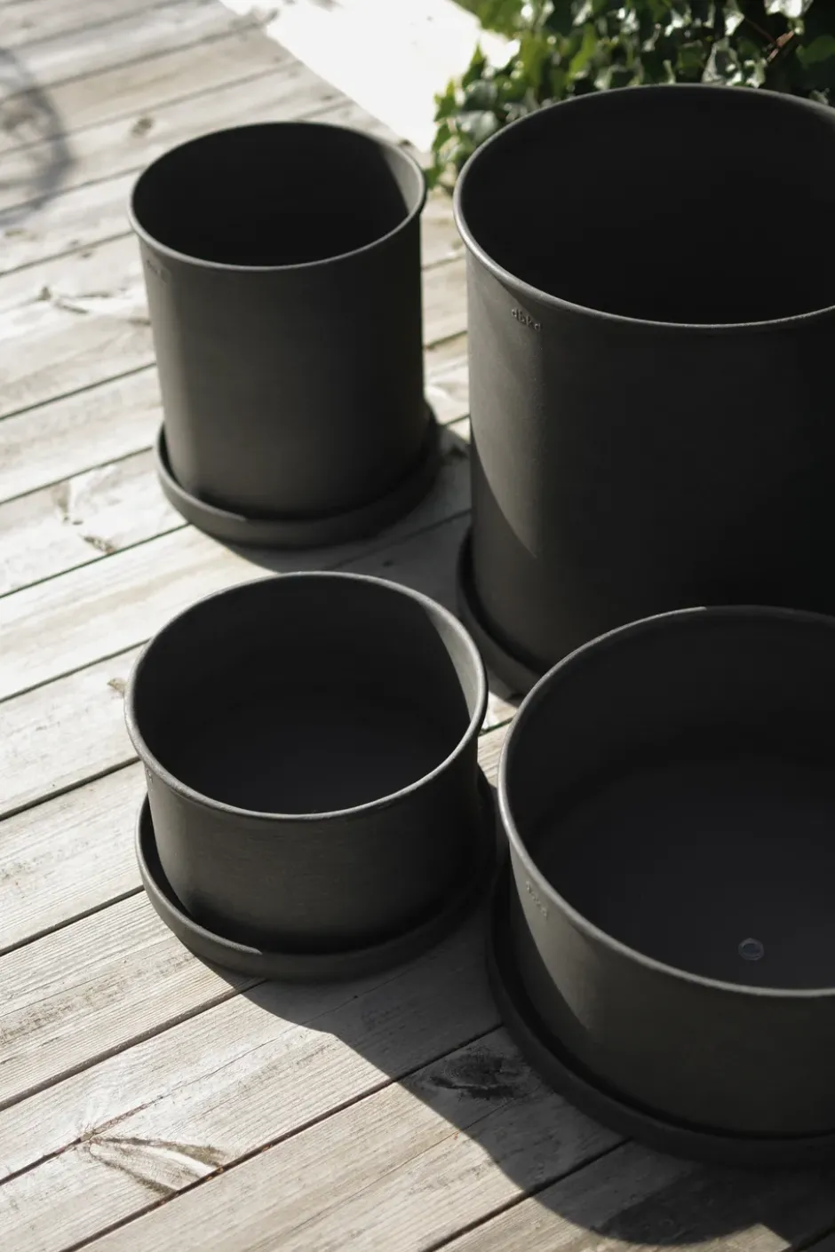 Plant bowl -ruukku 2-pakkaus, Black