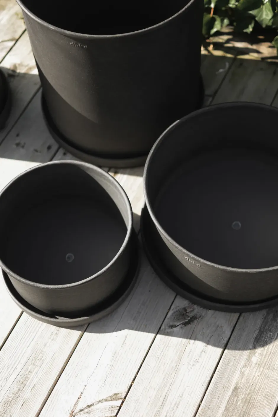 Plant bowl -ruukku 2-pakkaus, Black