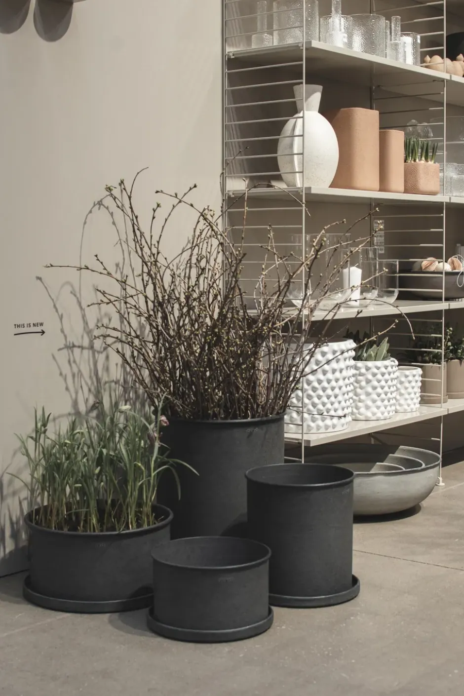 Plant bowl -ruukku 2-pakkaus, Black