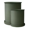 Plant pot -ruukku large 2-pakkaus, Vihreä