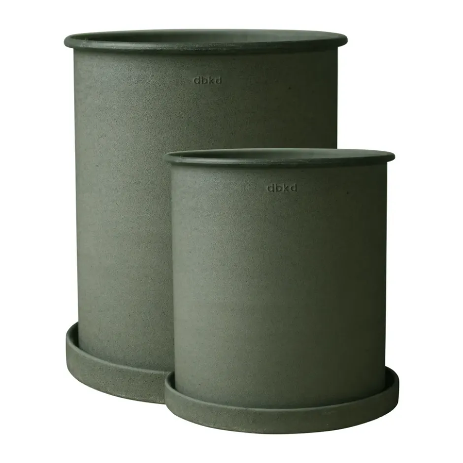 Plant pot -ruukku large 2-pakkaus, Vihreä