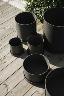 Plant pot ruukku pieni 2 kpl, Black
