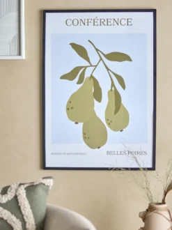 Poire juliste ja kehys 52x72 cm, Poire-black pine