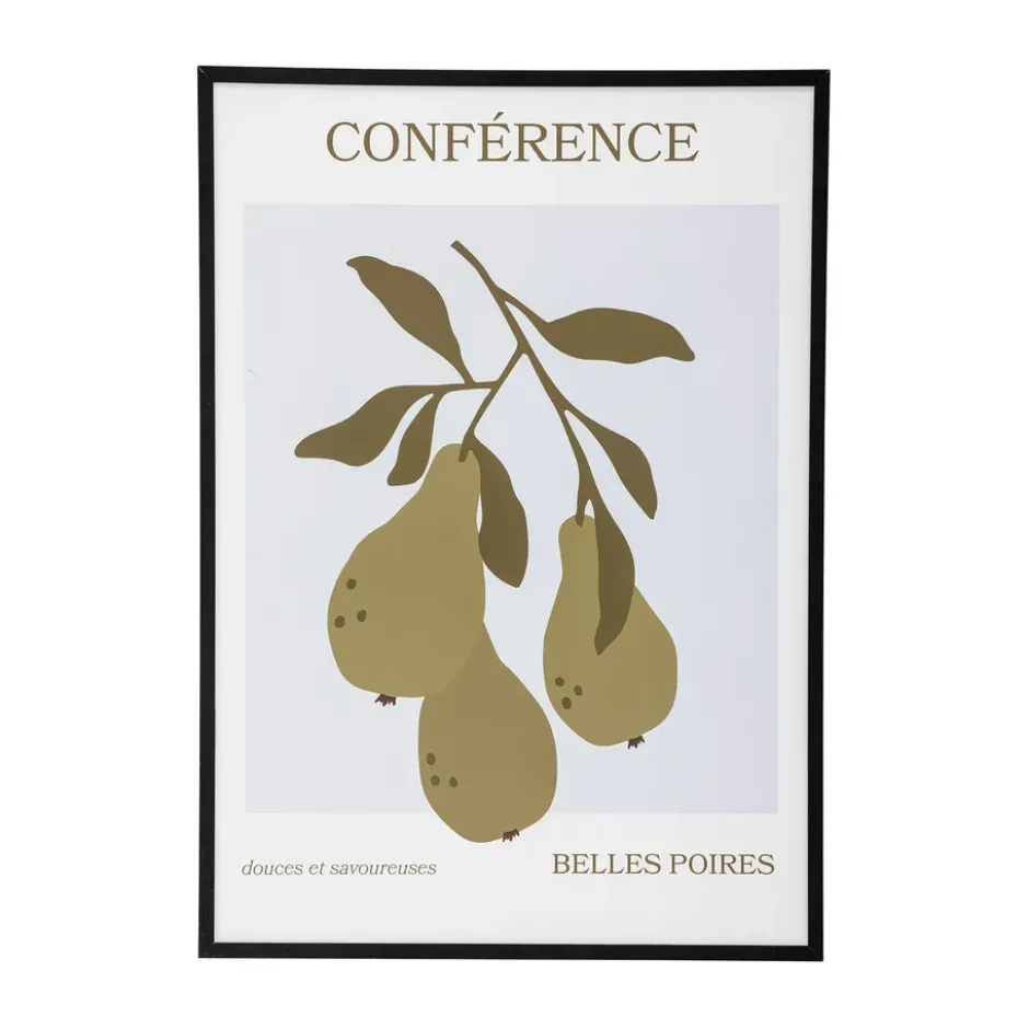 Poire juliste ja kehys 52x72 cm, Poire-black pine