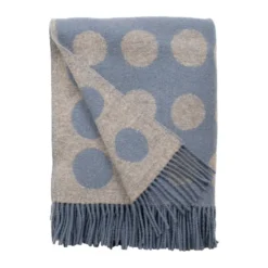 Pricktyg torkkupeitto 130 x 170 cm, Sininen-beige