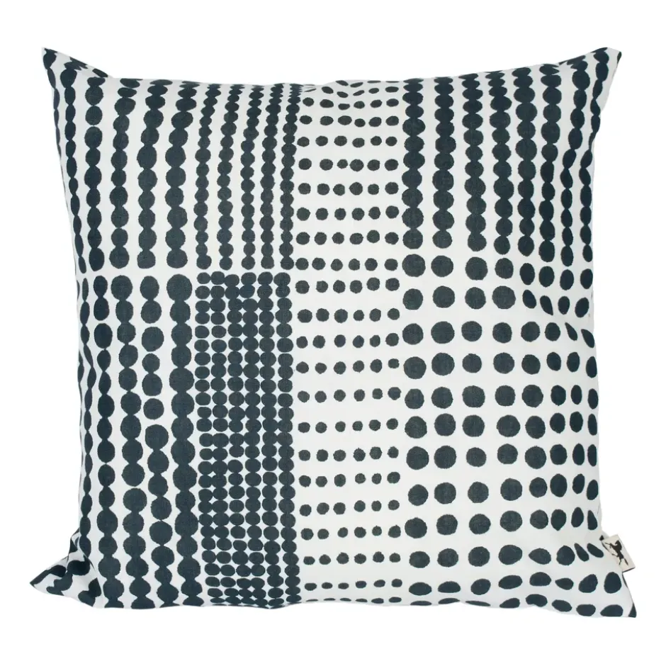 Pricktyg tyynynpäällinen 47 x 47 cm, Musta