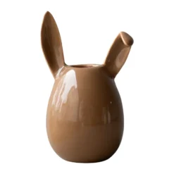 Rabbit kynttilänjalka 13 cm, Shiny nougat