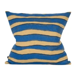 Rand tyynynpäällinen, Ruskea–sininen, 48x48 cm