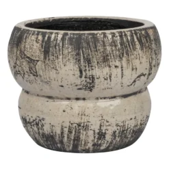 Raw kukkaruukku Ø 17 cm, Off-white