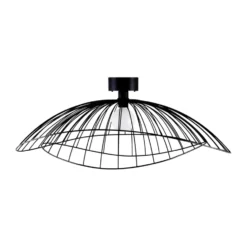 Ray plafond Ø85 cm, Musta