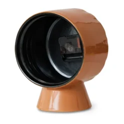 Retro keramiikkakello 20,8 cm, Virheä.