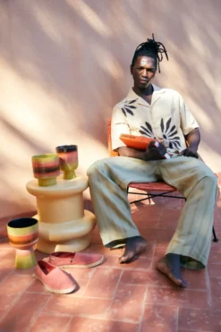 Retro kukkaruukku Ø13 cm, Viikuna