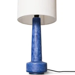 Retro lampunjalka kivitavaraa, Blue