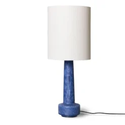 Retro lampunjalka kivitavaraa, Blue