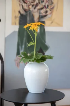 Rhombe maljakko Ø 21,5 cm, Valkoinen