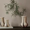 Riban maljakko 24 cm, Cream