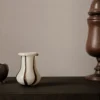 Riban maljakko 15 cm, Cream