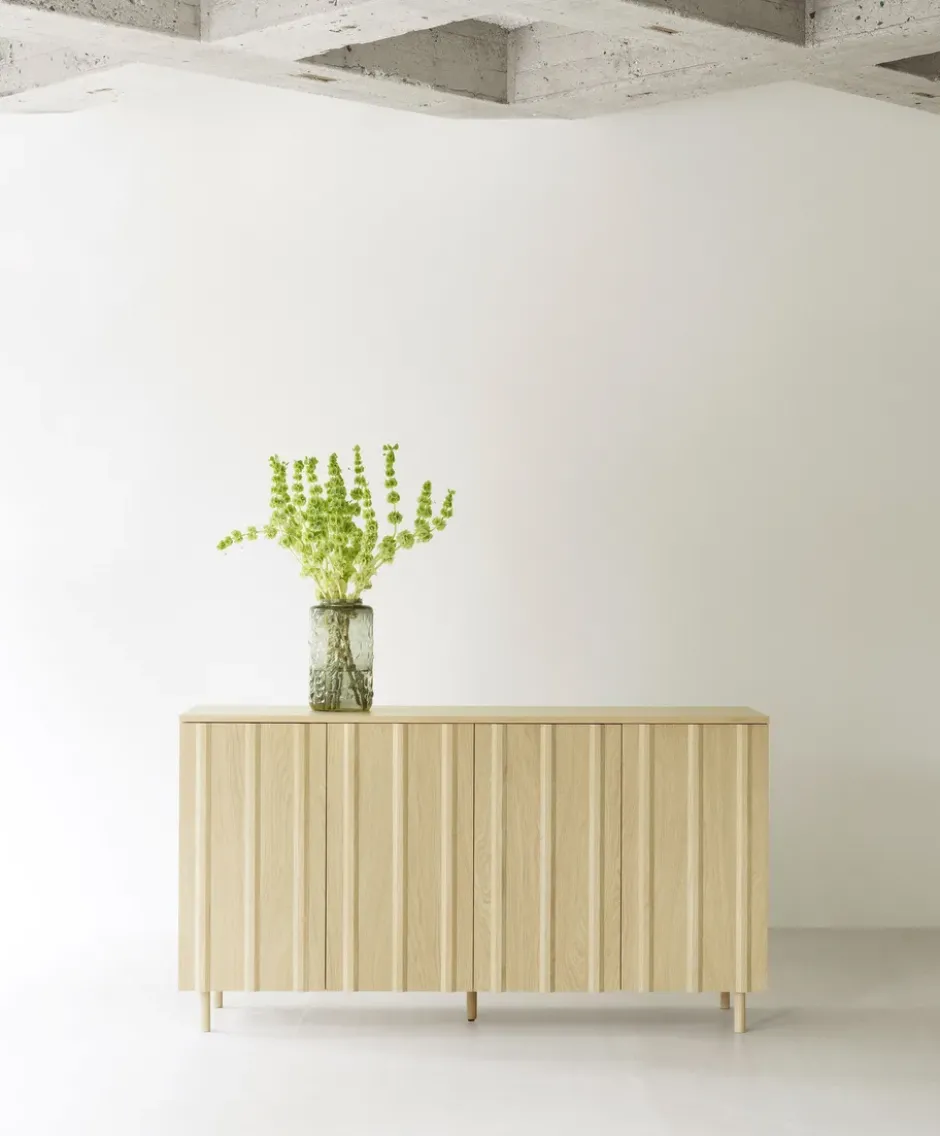 Rib sivupöytä 45 x 159 cm, Oak