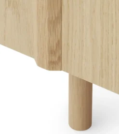Rib sivupöytä 45 x 159 cm, Oak