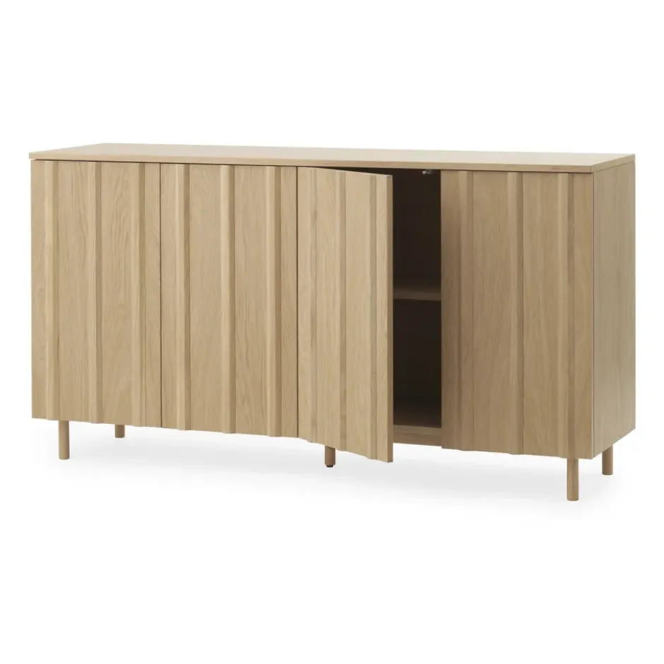 Rib sivupöytä 45 x 159 cm, Oak