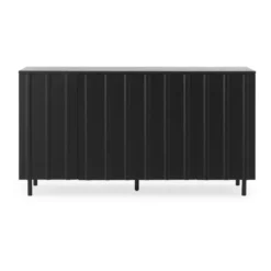 Rib sivupöytä 45 x 159 cm, Soft Black