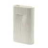 Ridge maljakko 35 cm, Off white