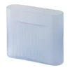 Ridge maljakko huurrettu lasi 16,5 cm, Light blue
