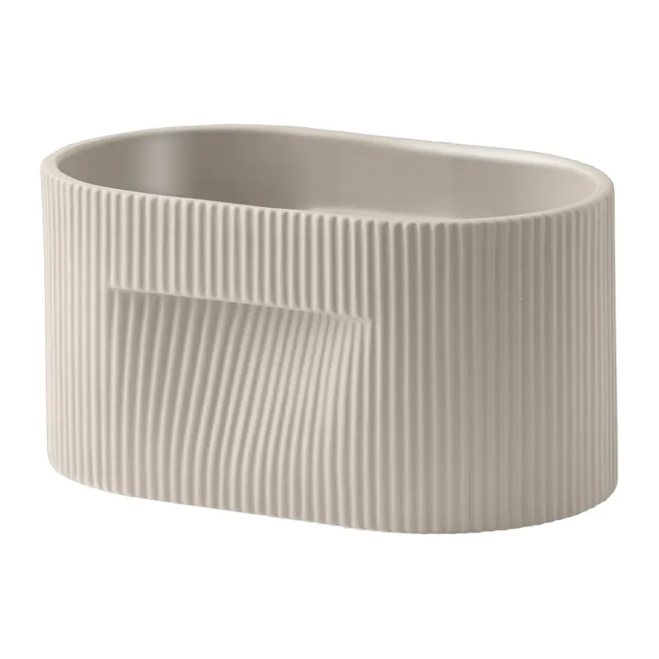 Ridge ruukku 13 cm, Beige