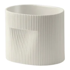 Ridge ruukku 15 cm, Off-white