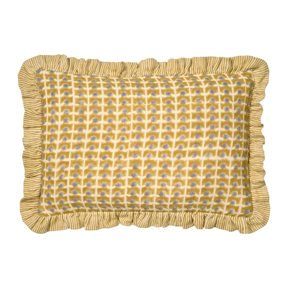 Ripple tyynynpäällinen 40x60 cm, Keltainen