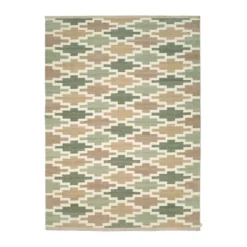 Röllakan Korsnäs matto, Vihreäbeige, 200x300 cm