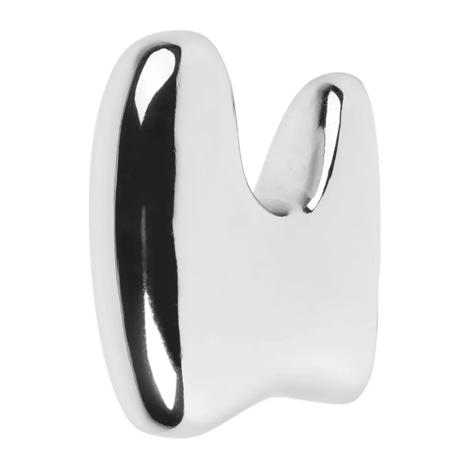 Roberta koukku 10x7 cm, Silver finish
