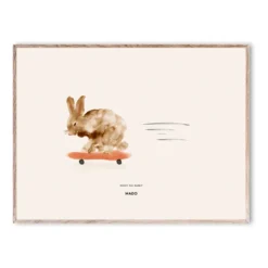 Rocky the Rabbit -juliste, 30x40 cm