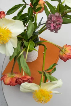 Rusetti vaasi suuri 20 cm , Off-white