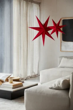 Sally adventtitähti Ø 60 cm, Red