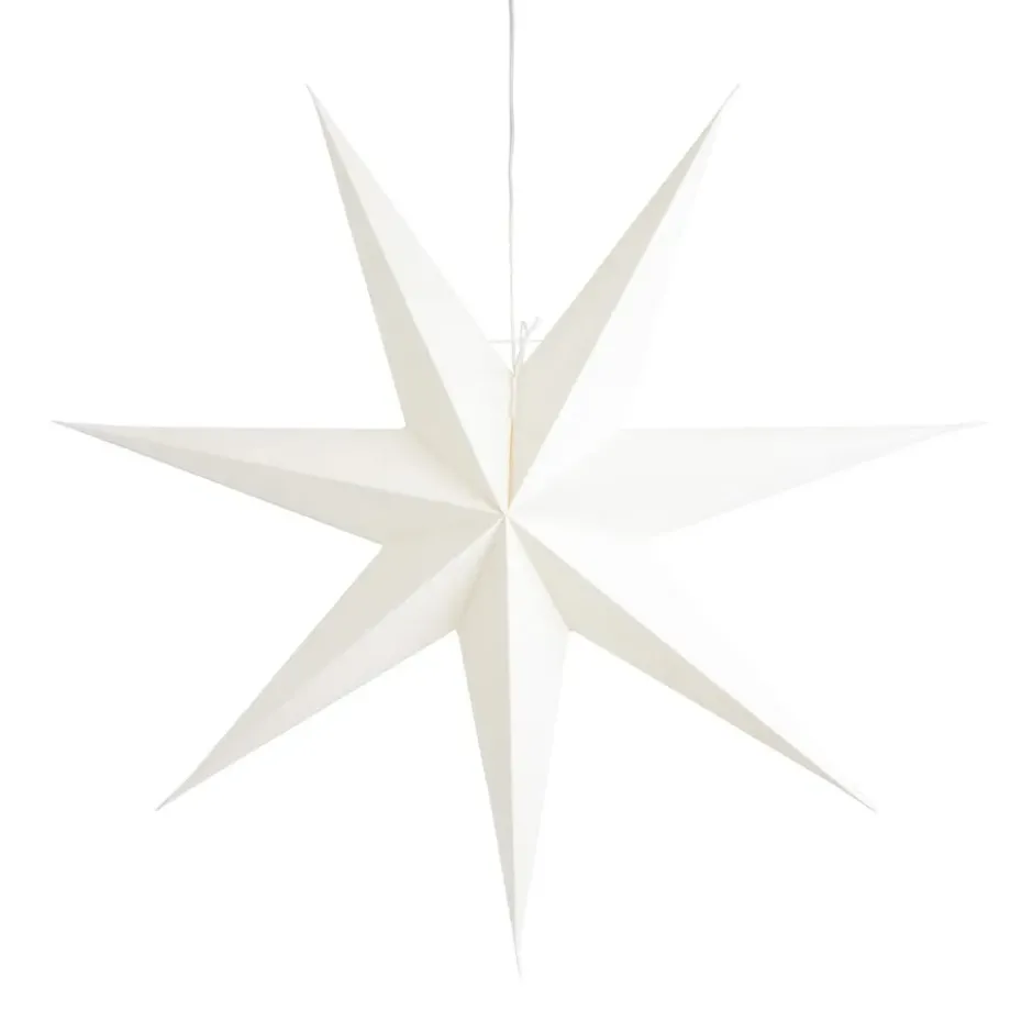 Sally adventtitähti Ø 100 cm, Valkoinen