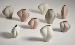 Saltare maljakko, Cream, Ø17×35 cm