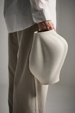 Saltare maljakko, Cream, Ø17×35 cm