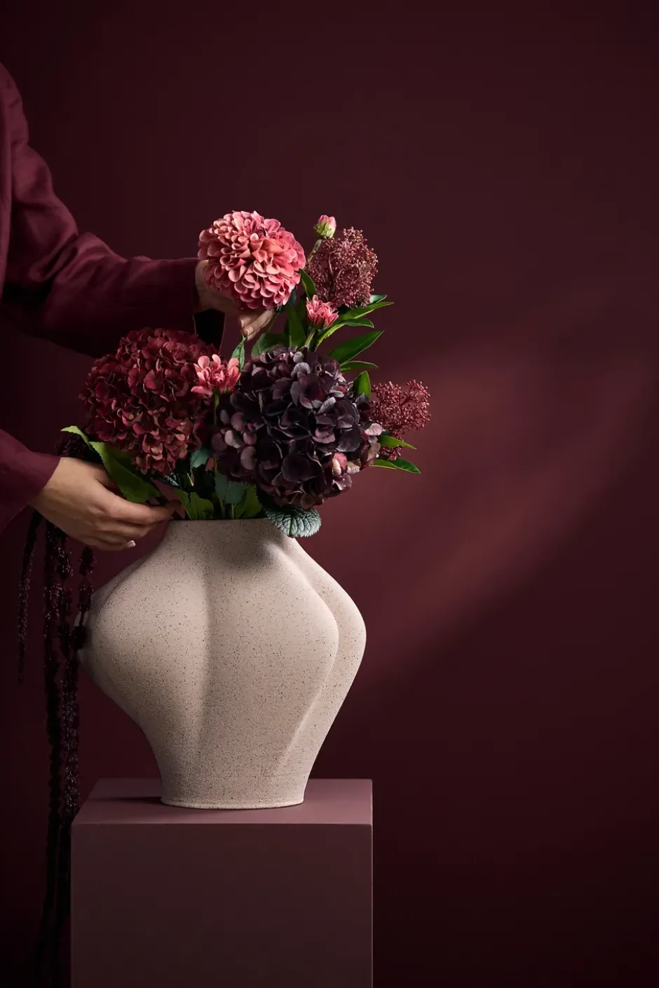 Saltare maljakko, Rose, Ø13,8x30 cm