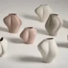 Saltare maljakko, Taupe, Ø17×35 cm