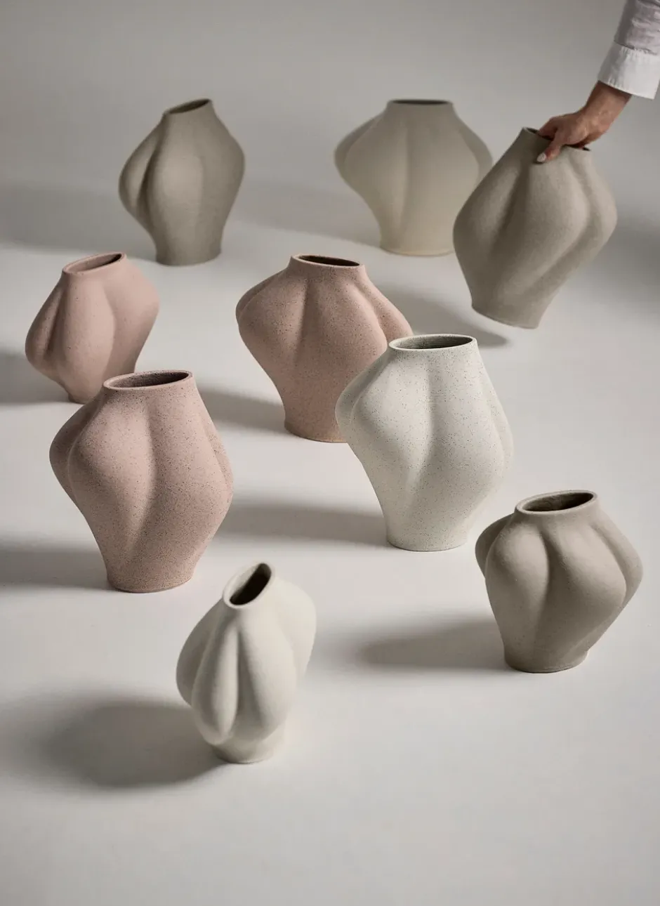 Saltare maljakko, Taupe, Ø13,8×30 cm