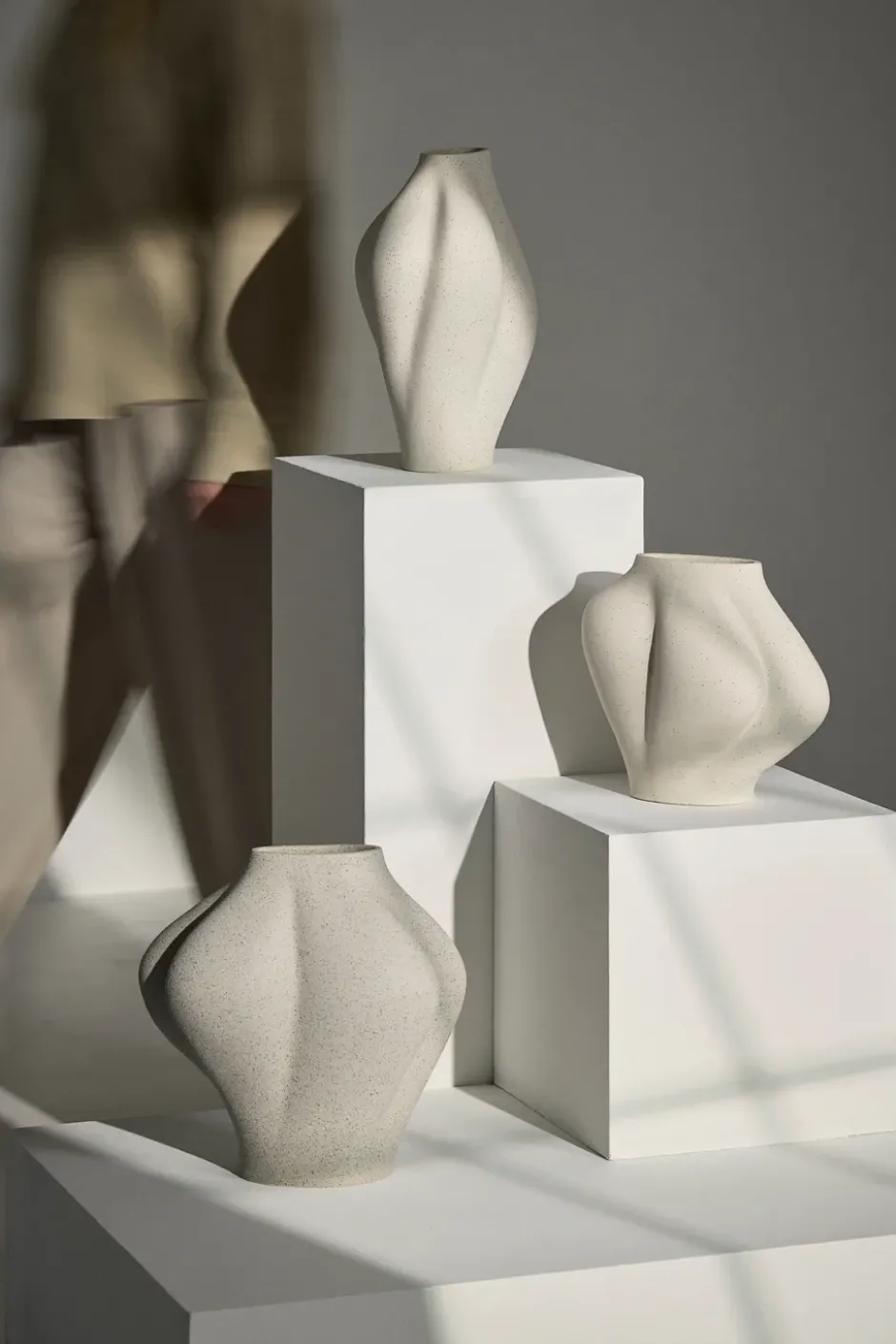 Saltare maljakko, Taupe, Ø13,8×30 cm