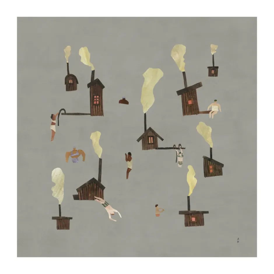 Sauna juliste, 50 x 50 cm