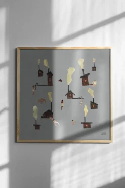 Sauna juliste, 50 x 50 cm