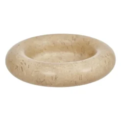 Savi marmori kynttilänjalka Ø13,8 cm, Beige