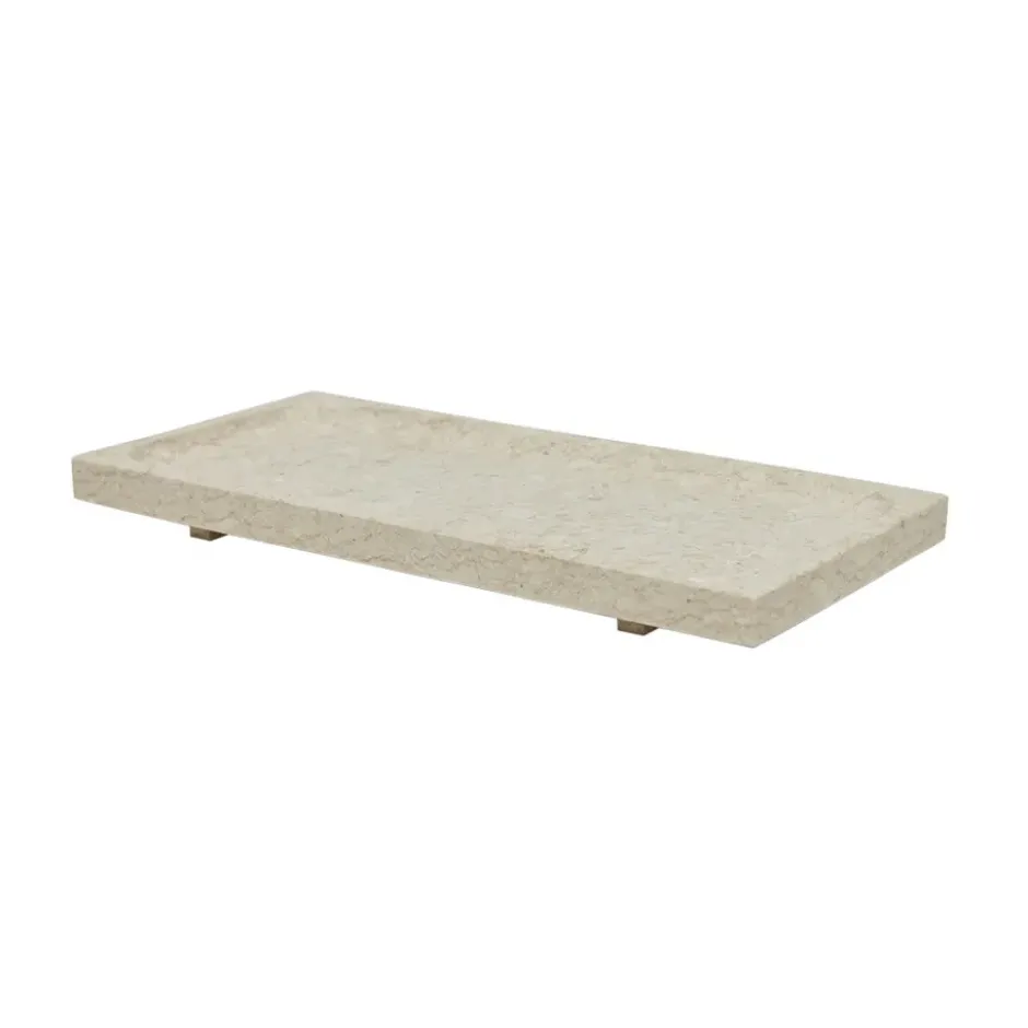 Savi marmoritarjotin 14x30 cm, Beige